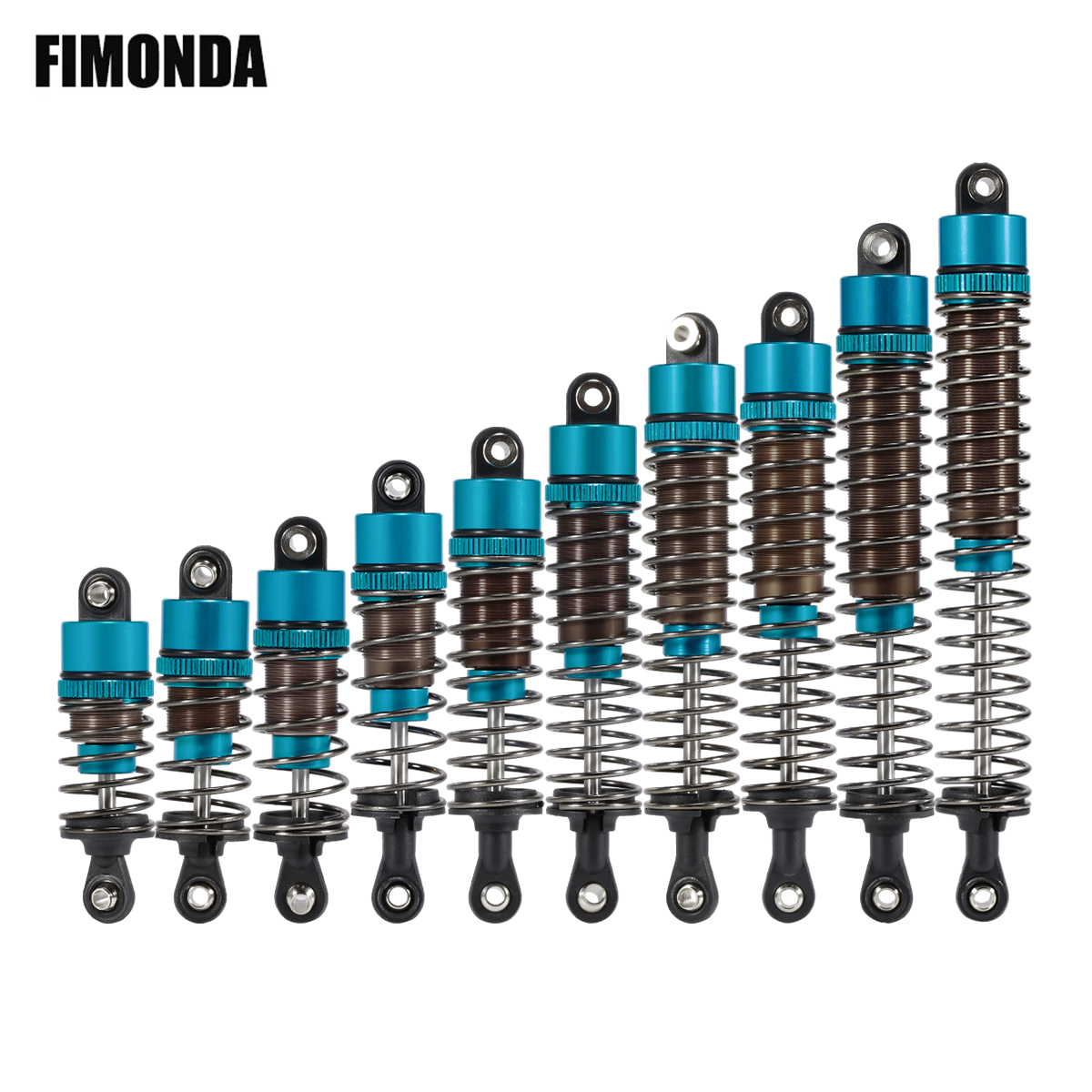 Shock Absorber Rc - 4Pcs Adjustable Oil Filled Shocks 52mm-120mm