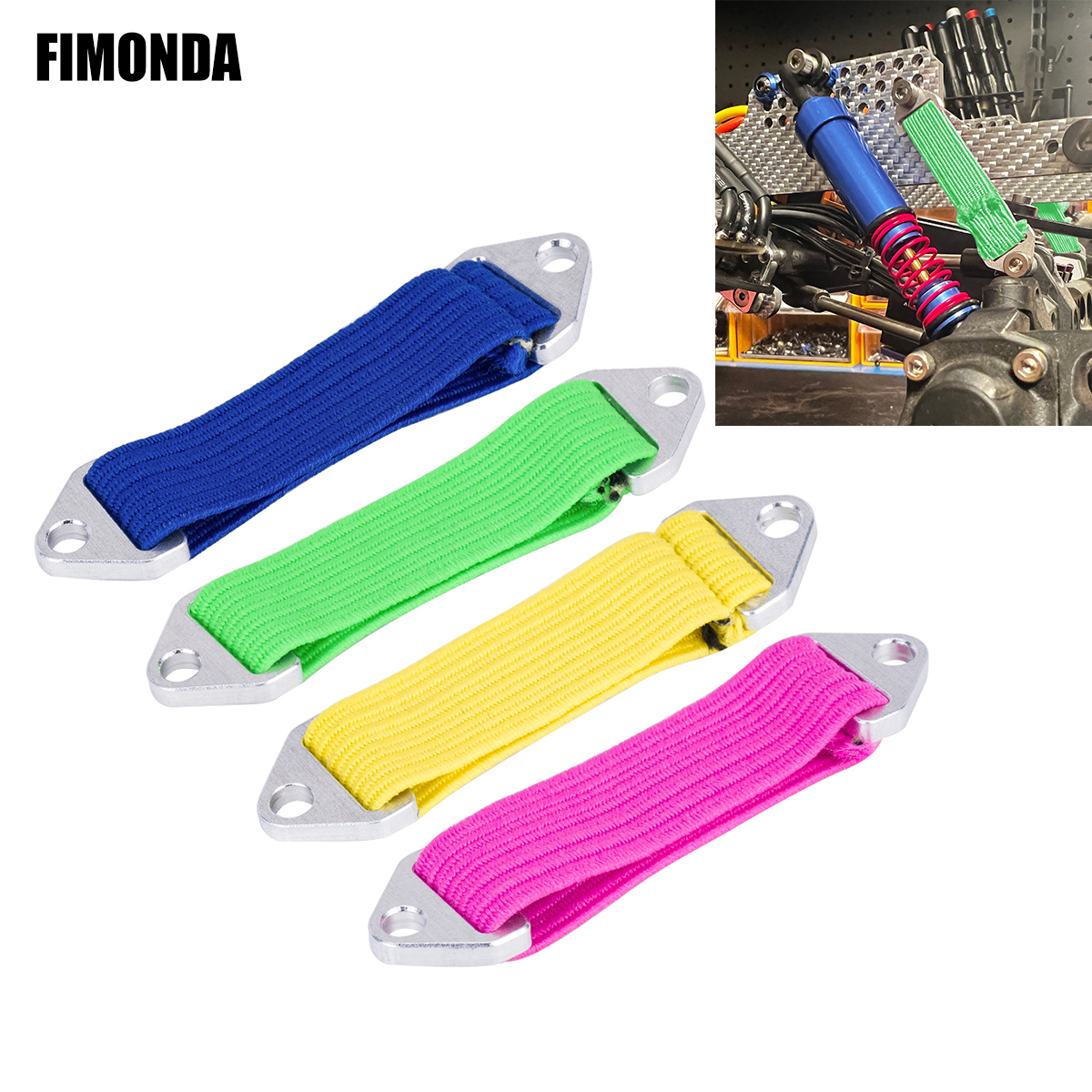 Shock Absorber Rc - 4Pcs LCG Shock Absorber Limit Straps