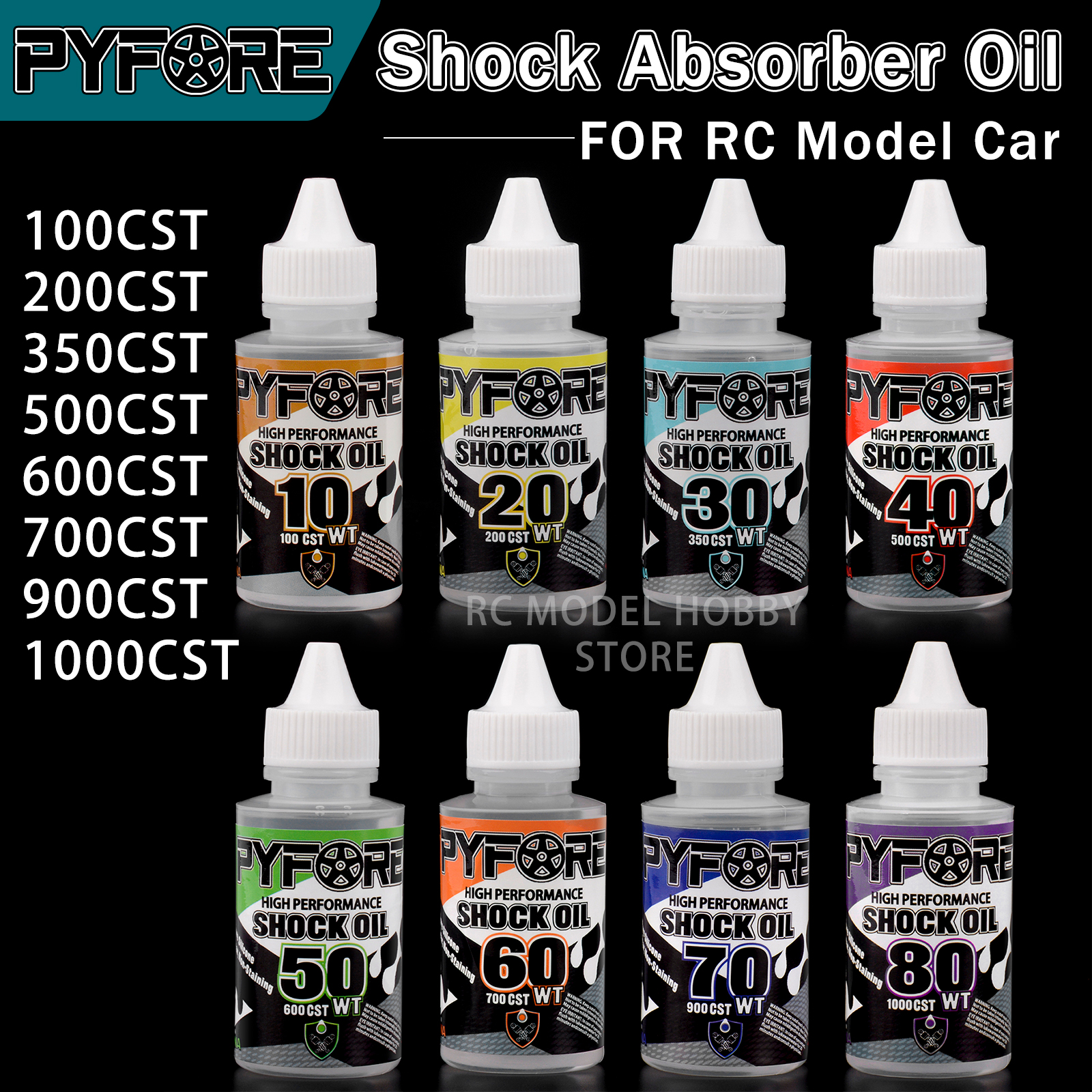 PYFORE Shock Absorber Oil 60ml - Rc Hobby Work Mat ulasan dan harga