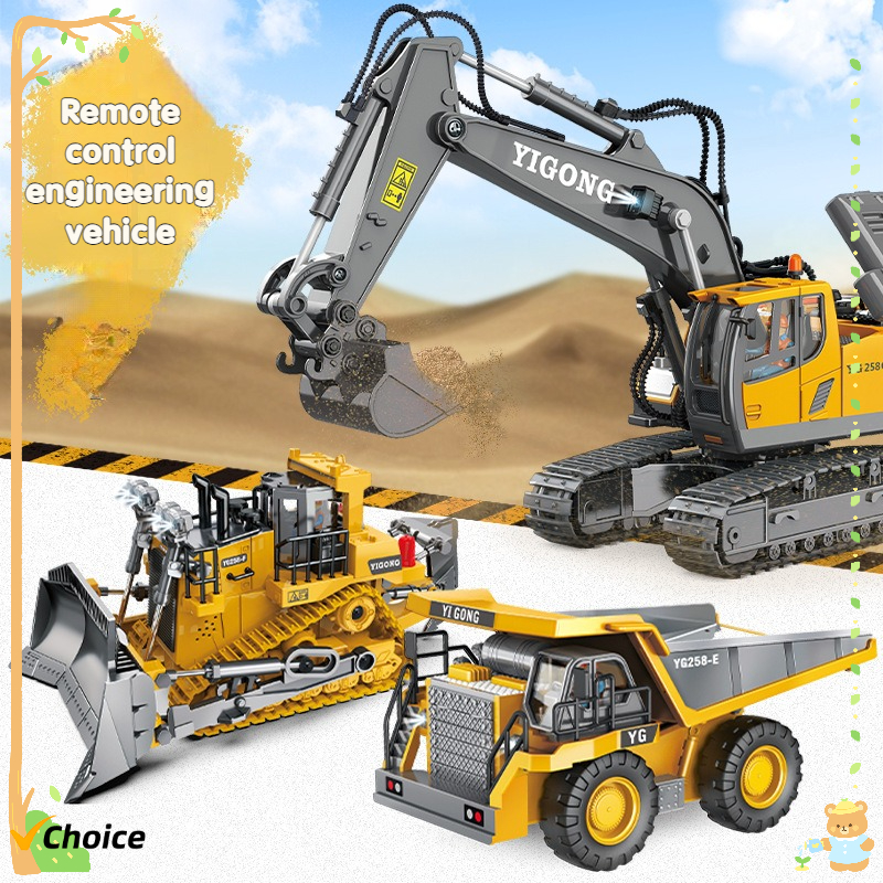 Excavator Dump Trucks 2.4G Hig - Rc Excavator Hydraulic ulasan dan harga