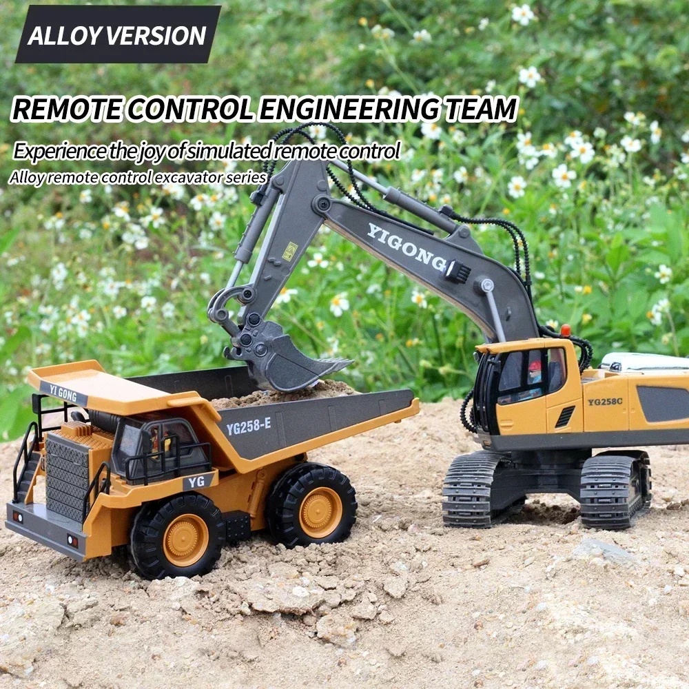 Excavator Dump Trucks 2.4G Hig - Rc Excavator Hydraulic ulasan dan harga