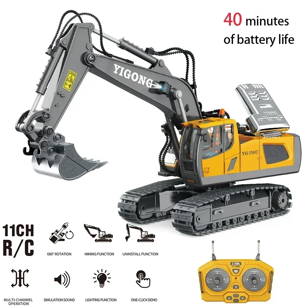 Excavator Dump Trucks 2.4G Hig - Rc Excavator Hydraulic ulasan dan harga