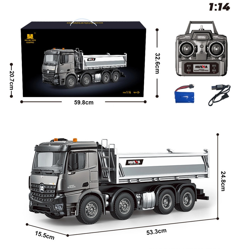 New Huina 1536pro 1537 Alloy R - Rc Excavator Hydraulic ulasan dan harga