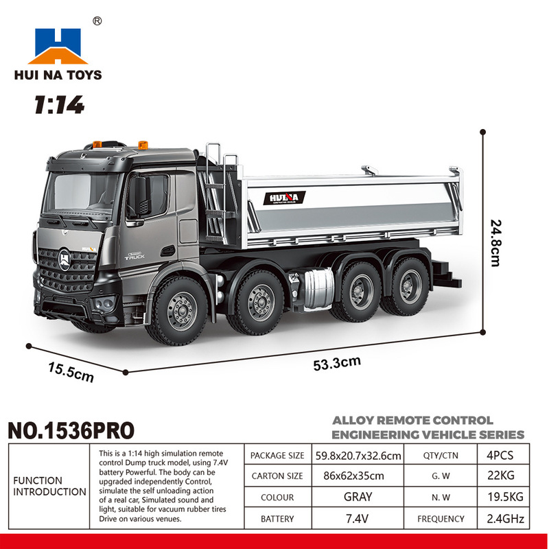 New Huina 1536pro 1537 Alloy R - Rc Excavator Hydraulic ulasan dan harga