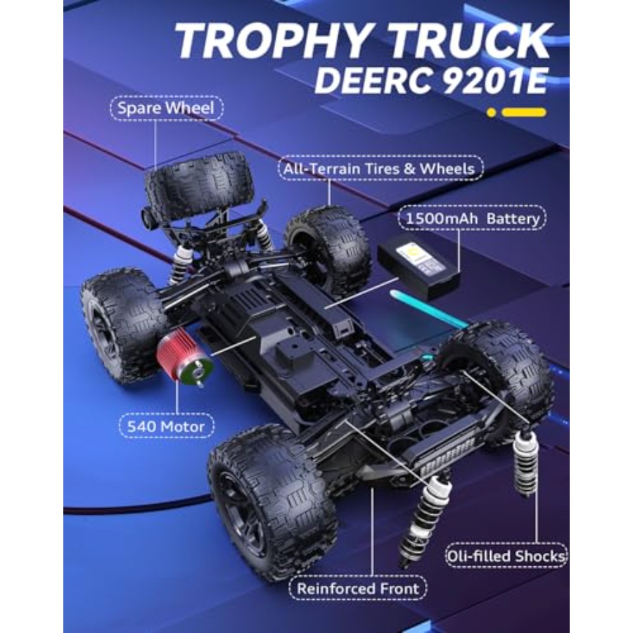 9201E 1:10 Large Remote Contro - Rc Hobby Grade Monster Truck ulasan dan harga