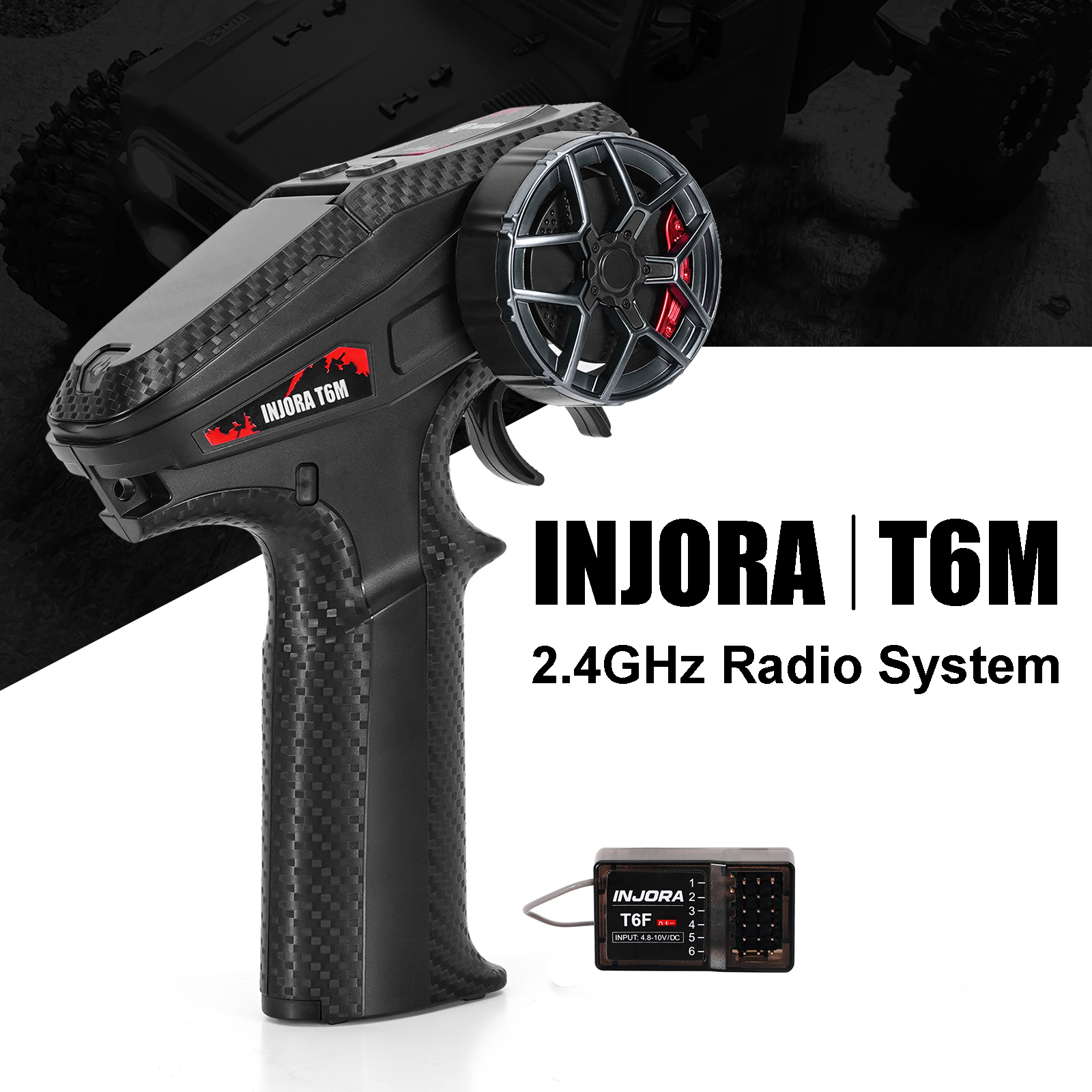 INJORA T6M 2.4GHz Digital Radi - Rc Hobby Work Mat ulasan dan harga