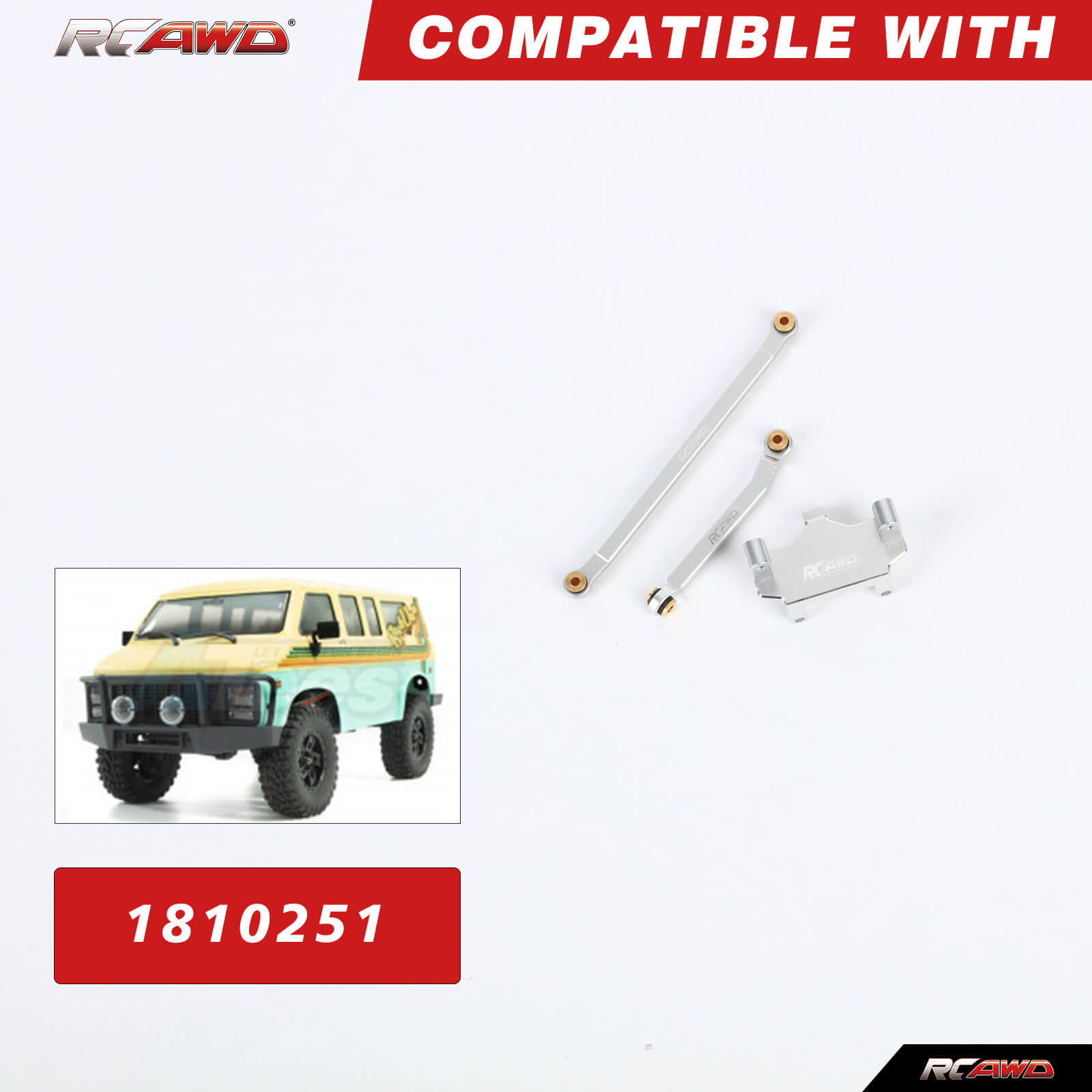 RCAWD Alloy CR18P Servo Mount  - Hobby Rc Van ulasan dan harga