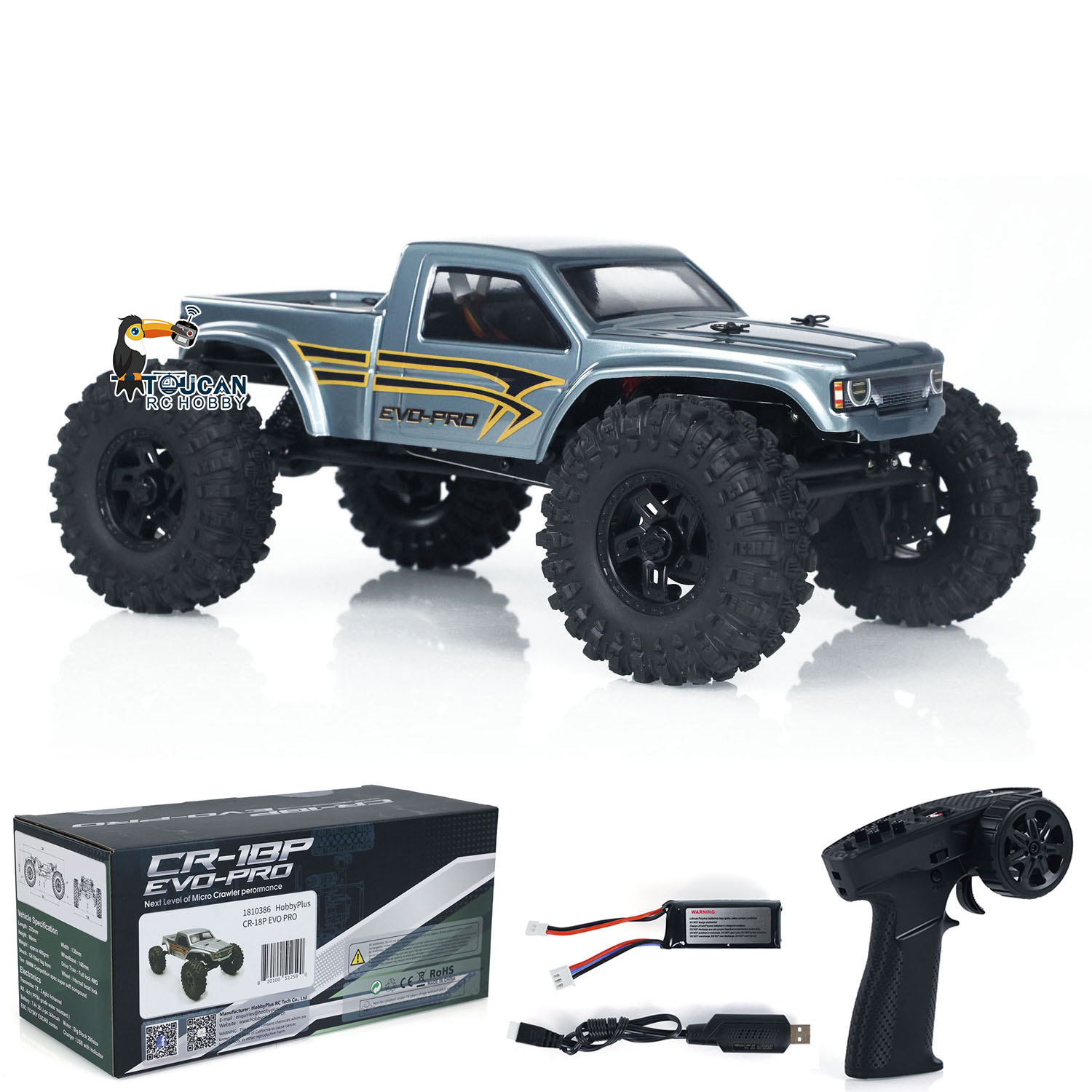 Hobby Plus 1/18 RC Rock Crawle - Rc Roc Hobby ulasan dan harga