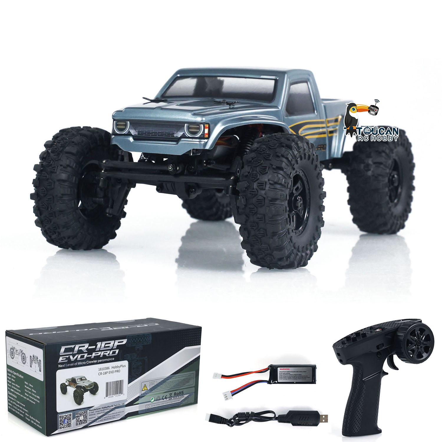 Hobby Plus 1/18 RC Rock Crawle - Rc Roc Hobby ulasan dan harga