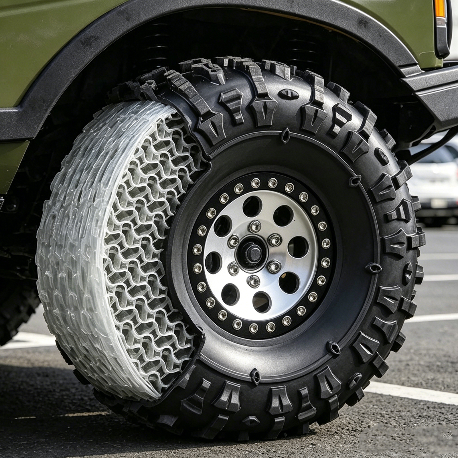 4Pcs 3D Printing TPU Tire Fill - Shock Absorber Rc ulasan dan harga