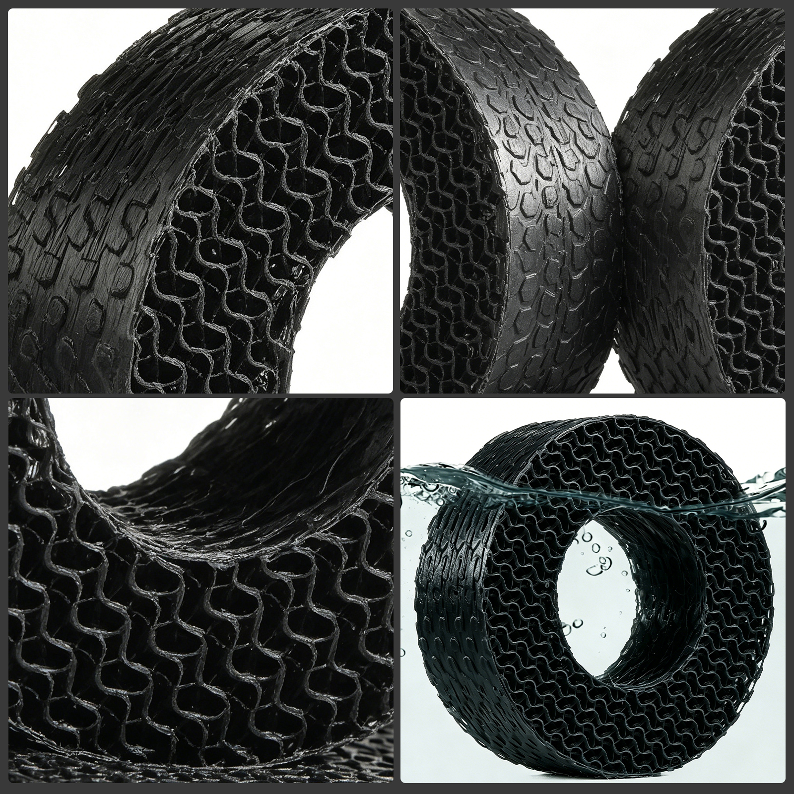 4Pcs 3D Printing TPU Tire Fill - Shock Absorber Rc ulasan dan harga