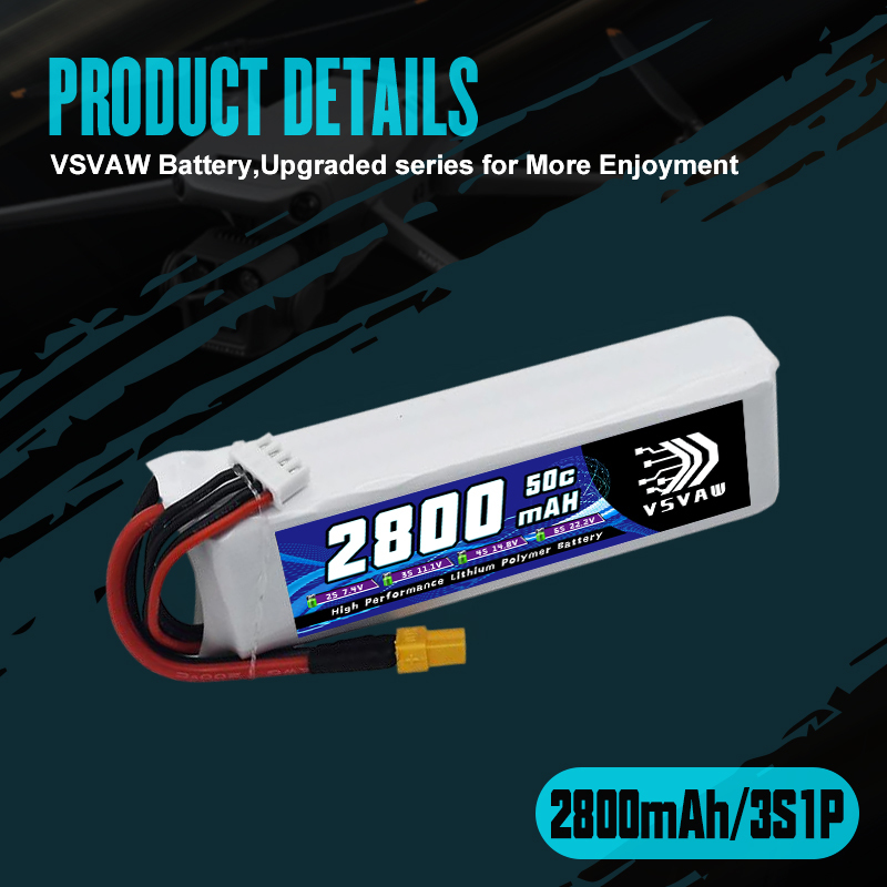 VSVAW 3S 2800mAh Lipo Battery  - Rc Hobby Models ulasan dan harga