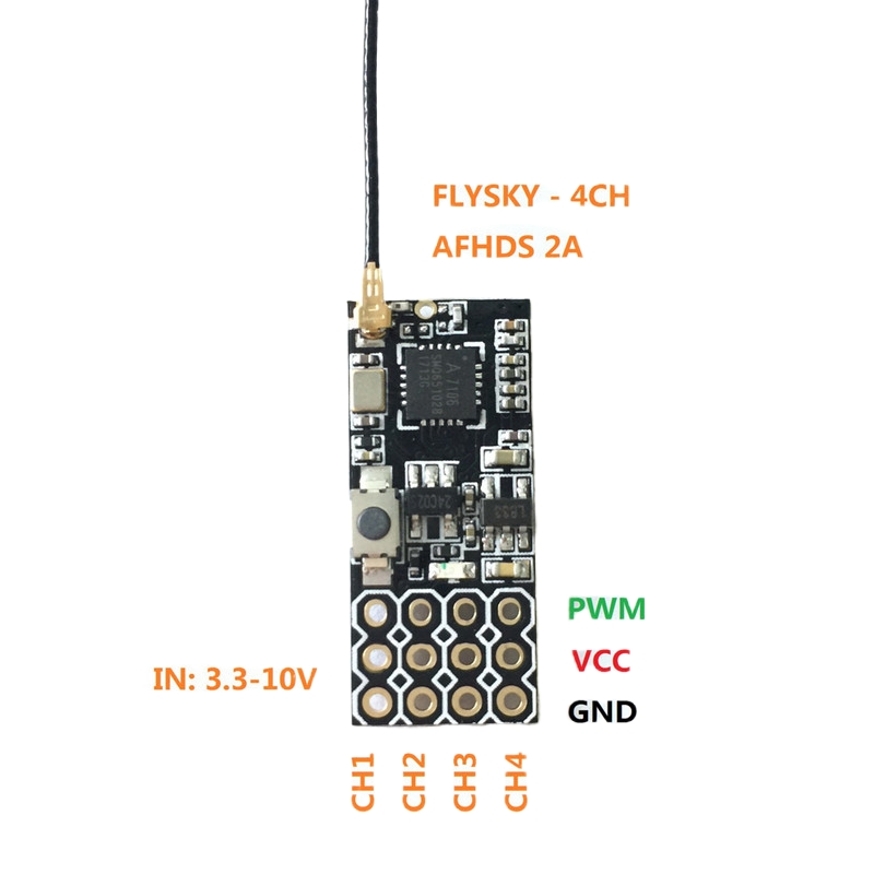 Flysky FS2A Mini Receiver 4CH  - Rc Hobby Car ulasan dan harga