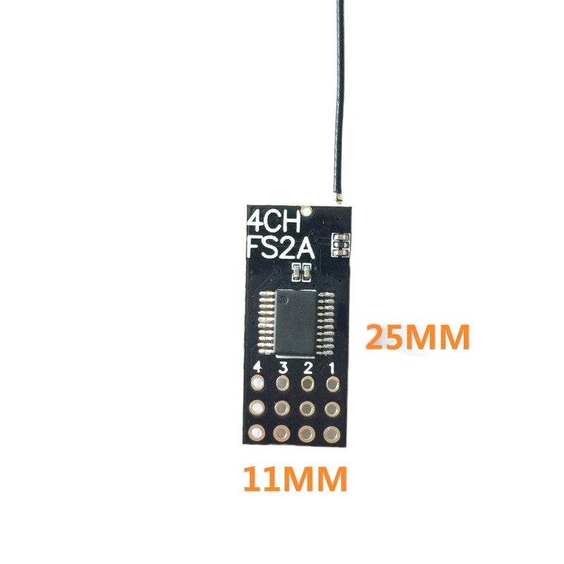 Flysky FS2A Mini Receiver 4CH  - Rc Hobby Car ulasan dan harga