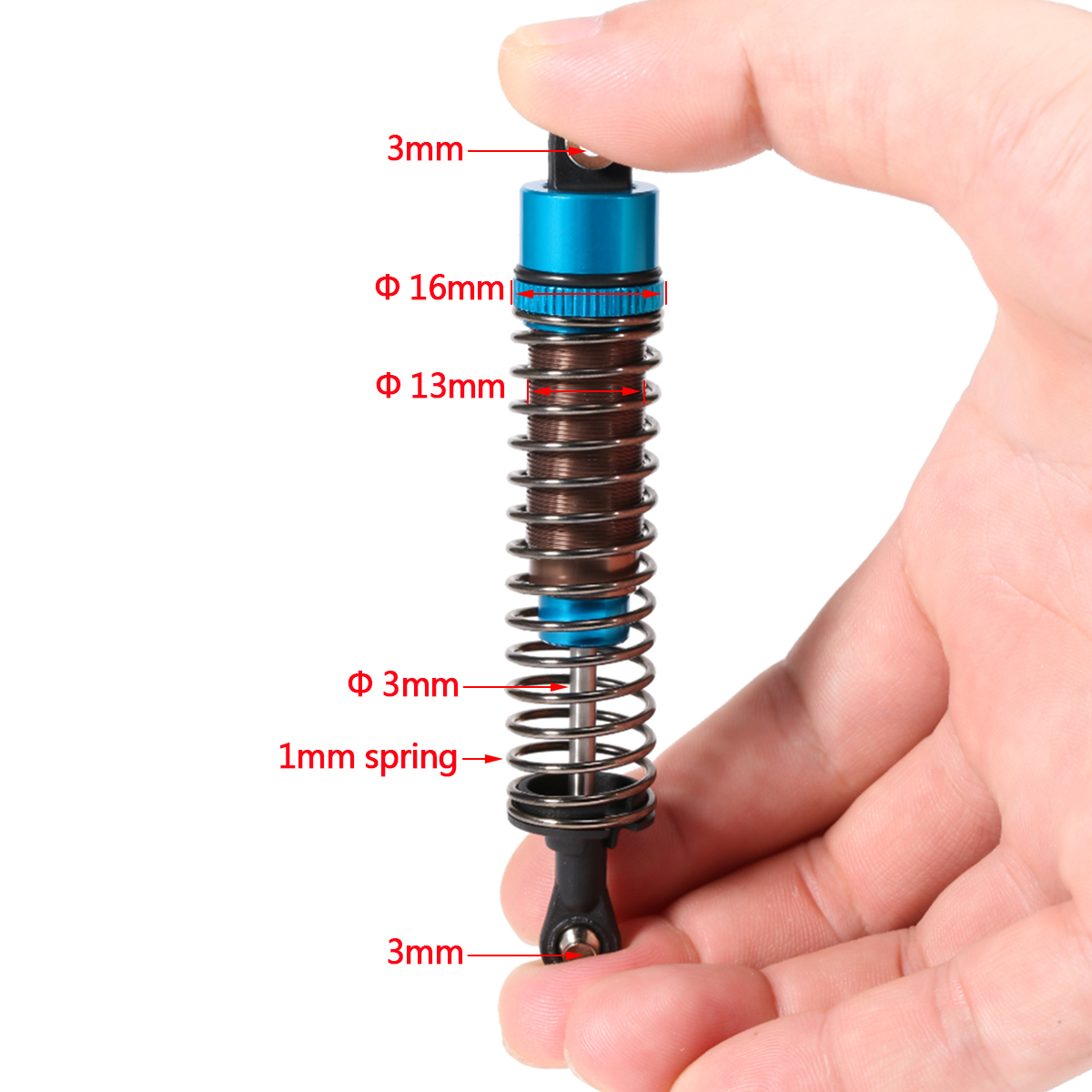 4Pcs Adjustable Oil Filled Sho - Shock Absorber Rc ulasan dan harga