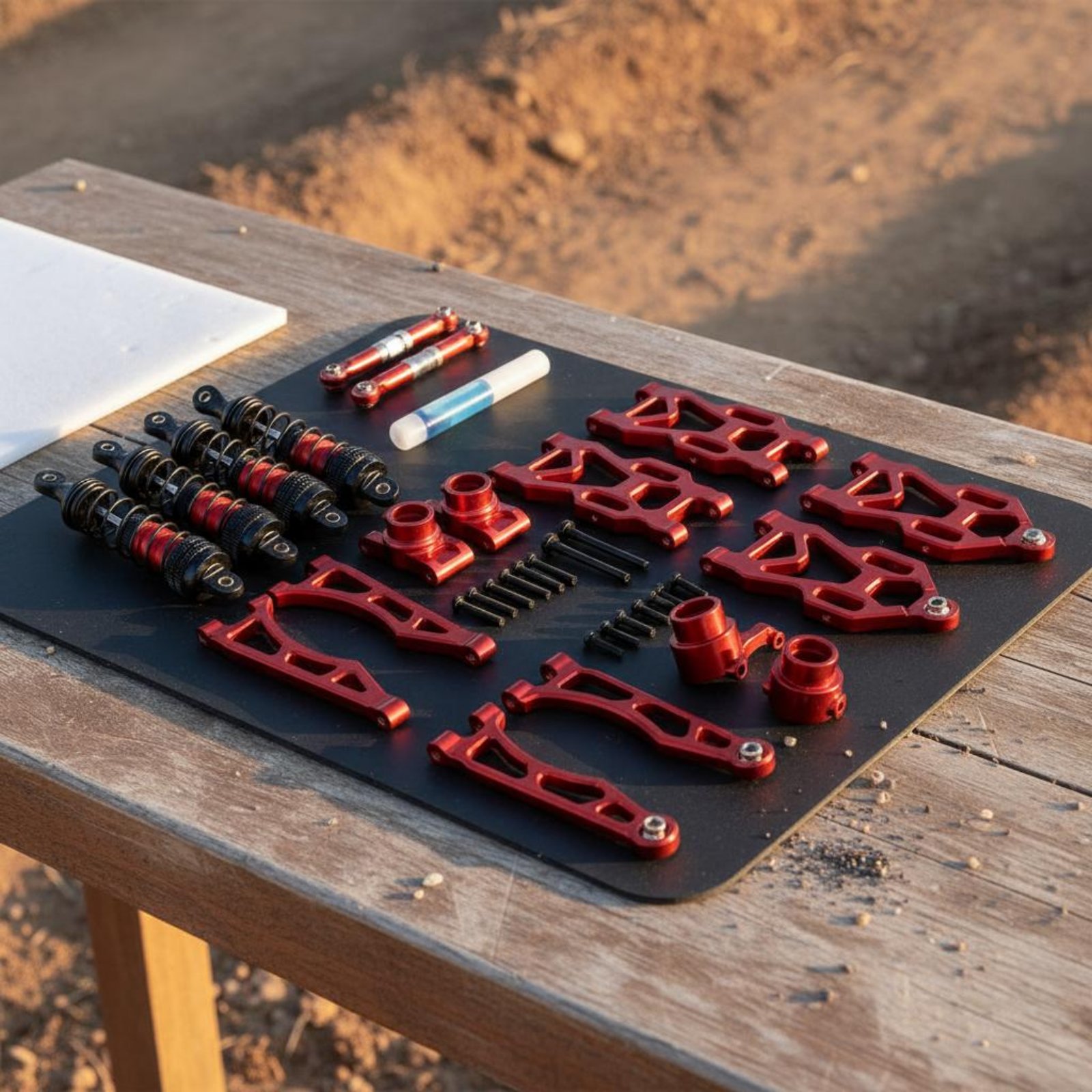 1/16 Scale RC Car Metal Modifi - Shock Absorber Rc ulasan dan harga