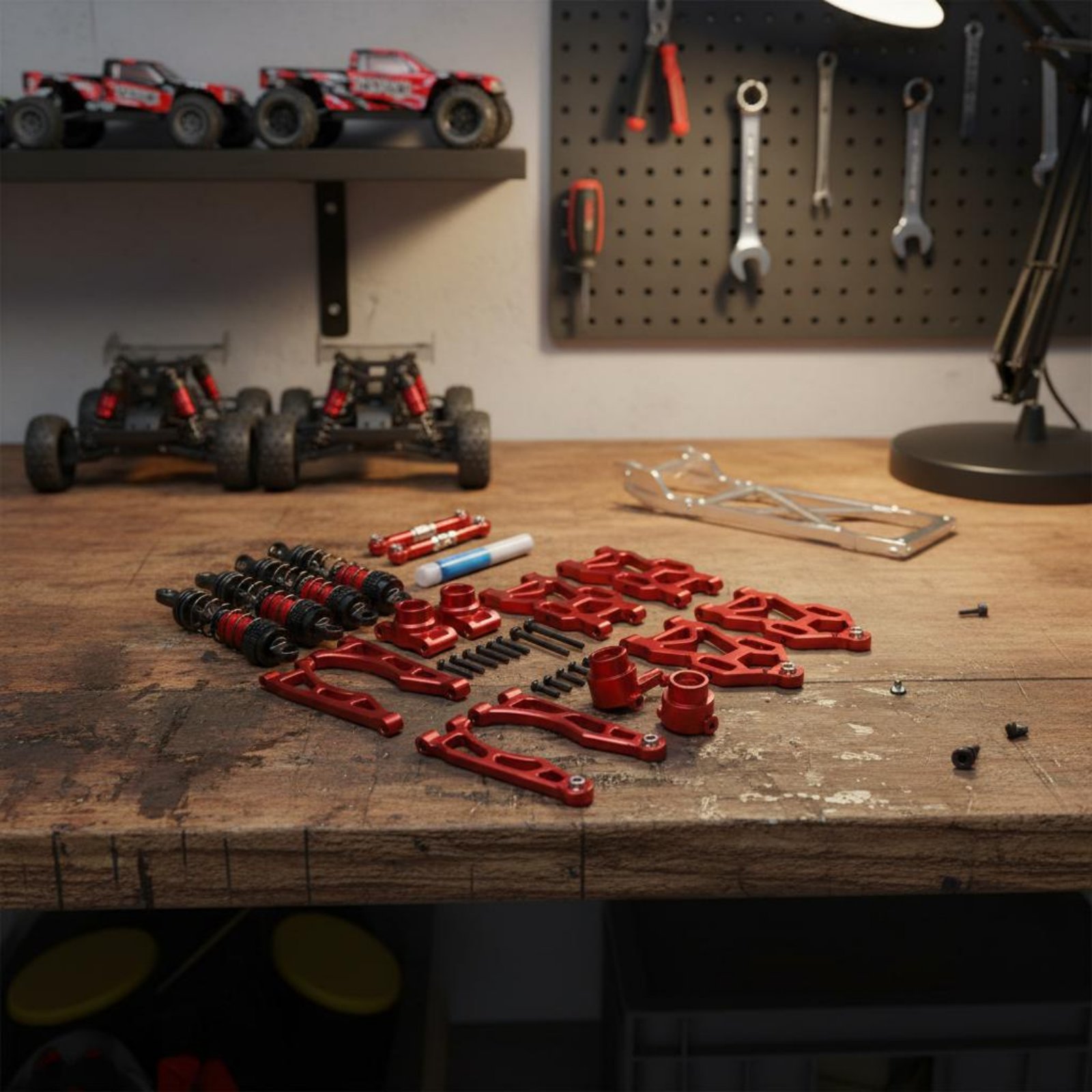 1/16 Scale RC Car Metal Modifi - Shock Absorber Rc ulasan dan harga