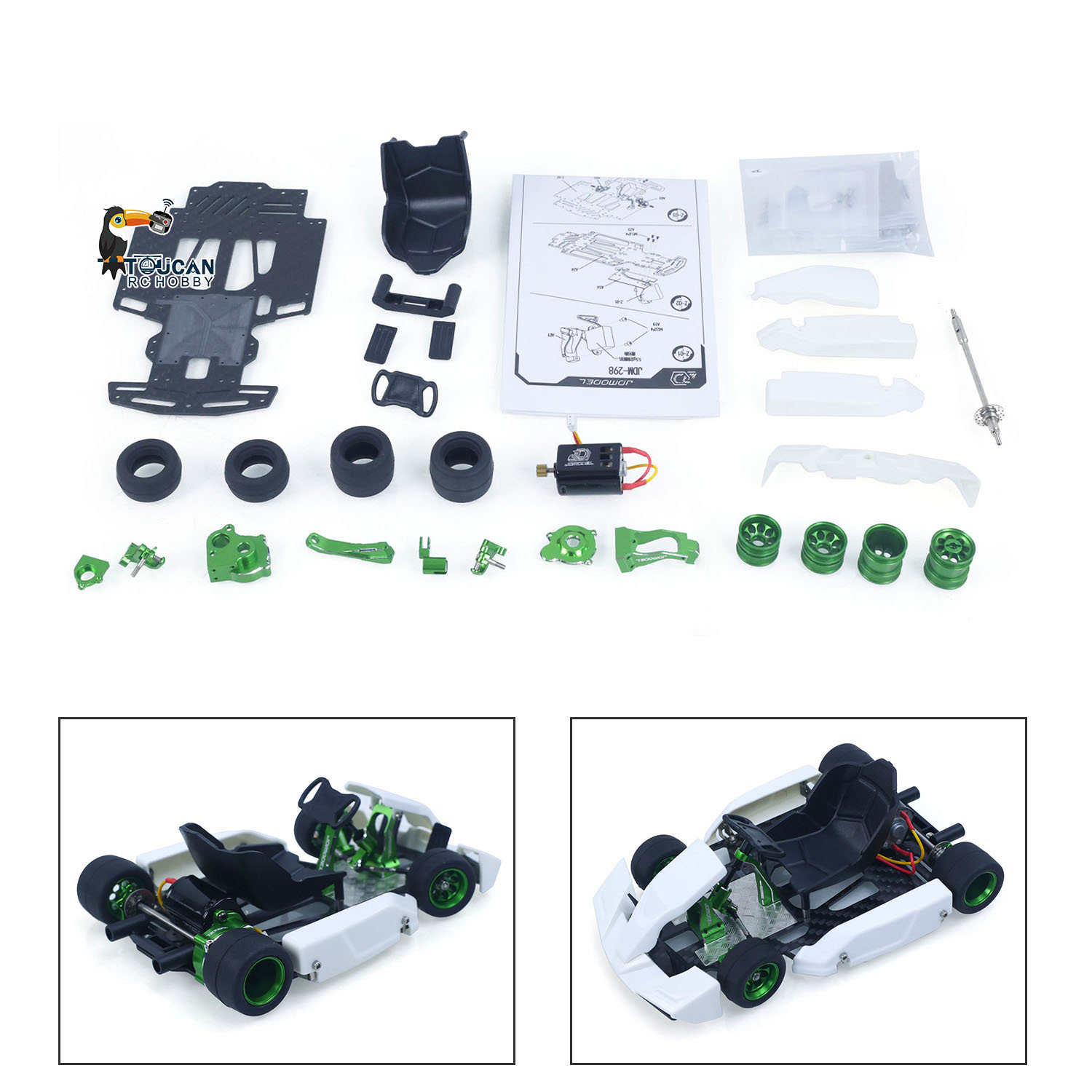 KIT JDM 298A 298B 1/10 4x4 RC  - Rc Roc Hobby ulasan dan harga