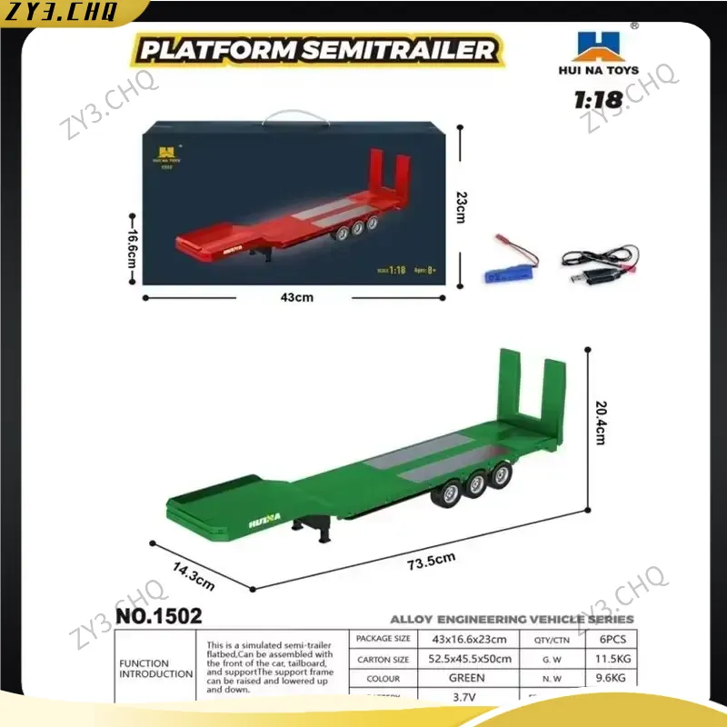1/18 Huina 1509 Rc Semi Dump T - Hobby Rc Van ulasan dan harga