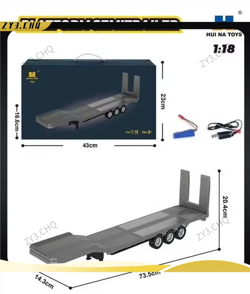 1/18 Huina 1509 Rc Semi Dump T - Hobby Rc Van ulasan dan harga