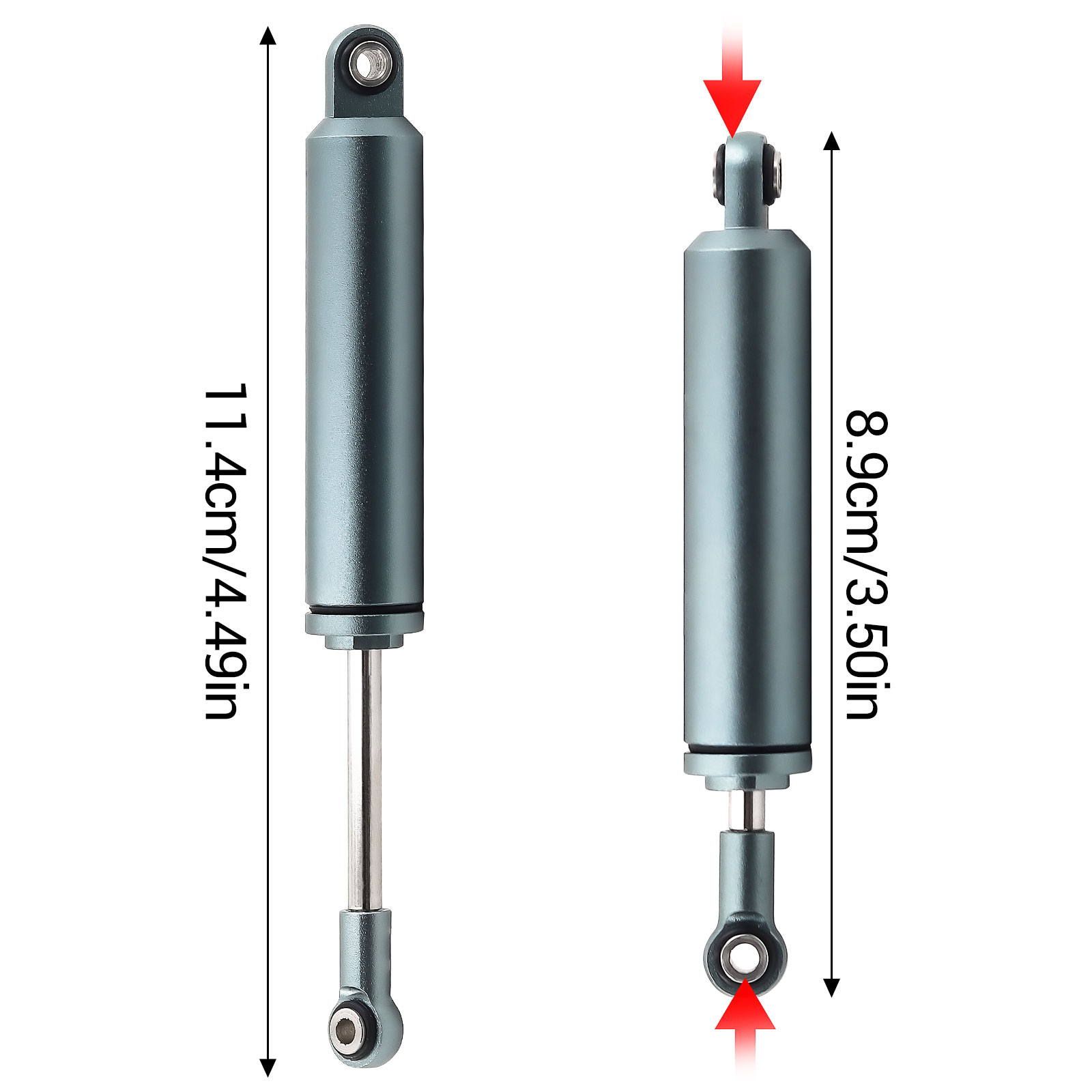 2/4Pcs 90mm 100mm 110mm RC Sho - Shock Absorber Rc ulasan dan harga