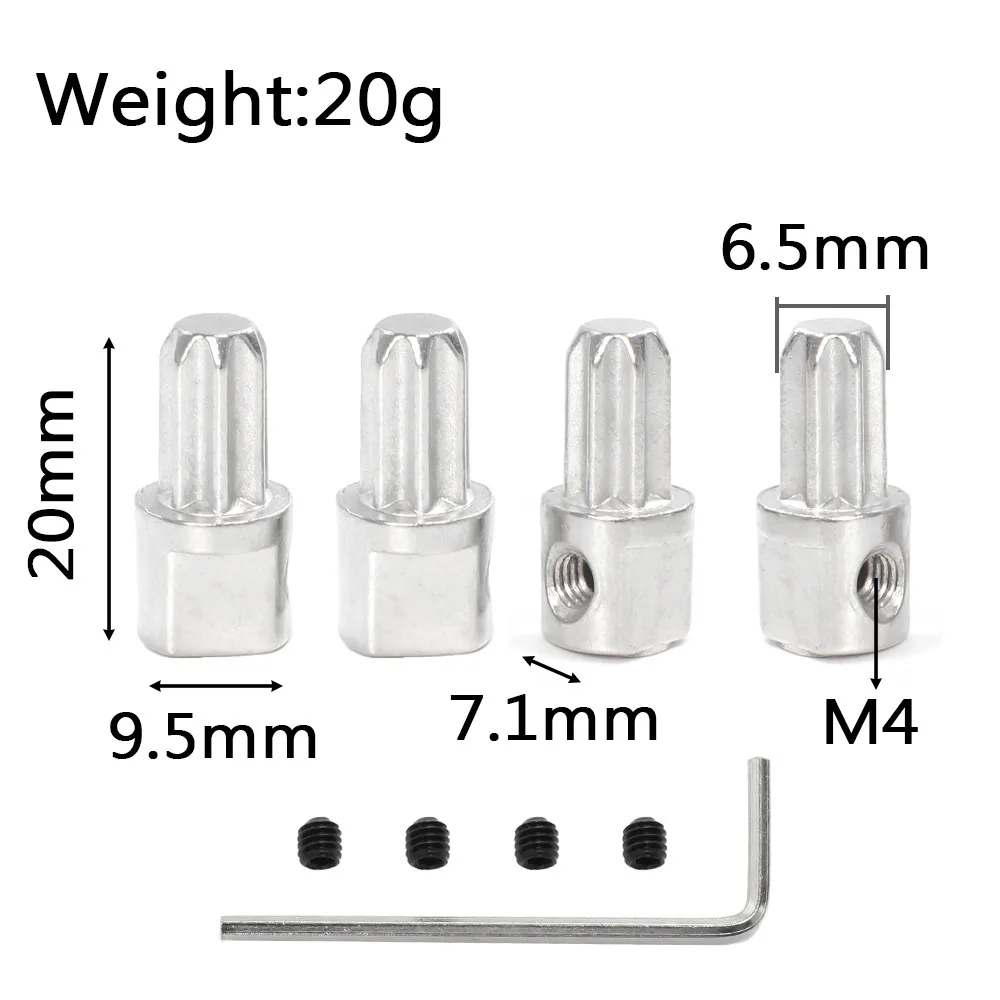 4pcs Metal Center Drive Hub 68 - Rc Roc Hobby ulasan dan harga
