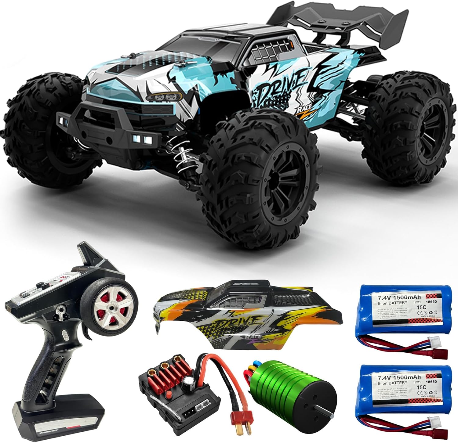 Hobby Grade 1:16 Scale Brushle - Rc Hobby Grade Monster Truck ulasan dan harga